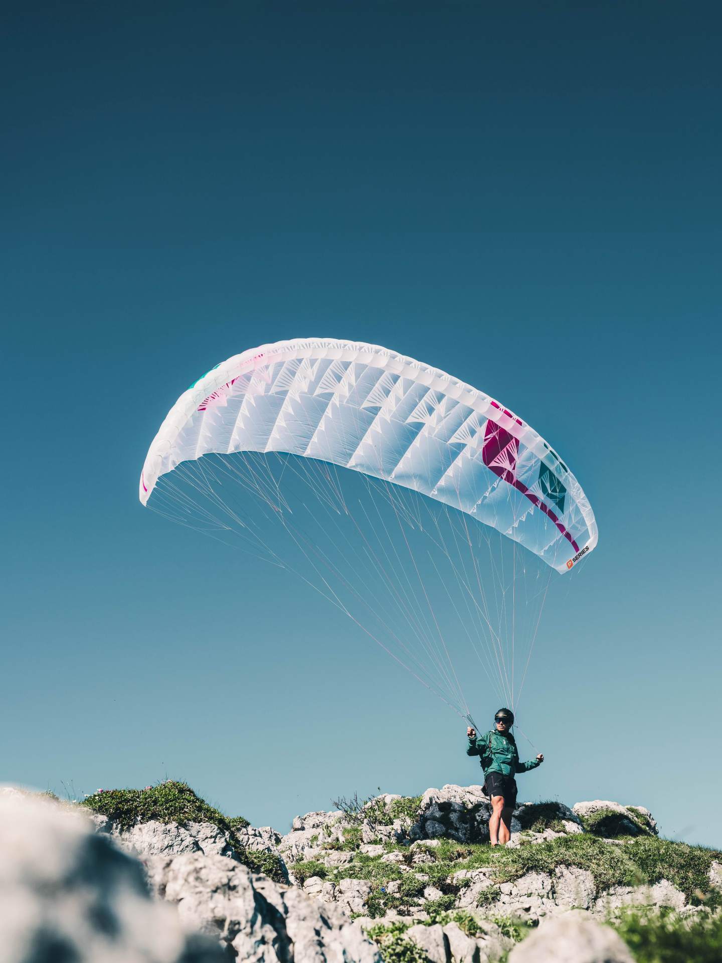 Parapente Niviuk Skin 4 en vol rasant